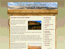 Tablet Screenshot of cityofpilotrock.org